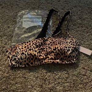 Victoria Secret Swim top Leopard